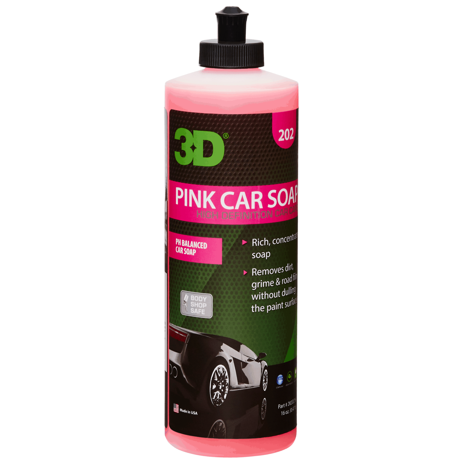3D Pink car soap 500ml DetailingConcept produits d'entretien auto