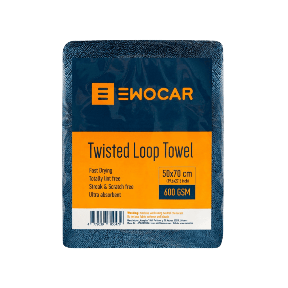 Ewocar Twisted Loop Towel 600GSM 50×70