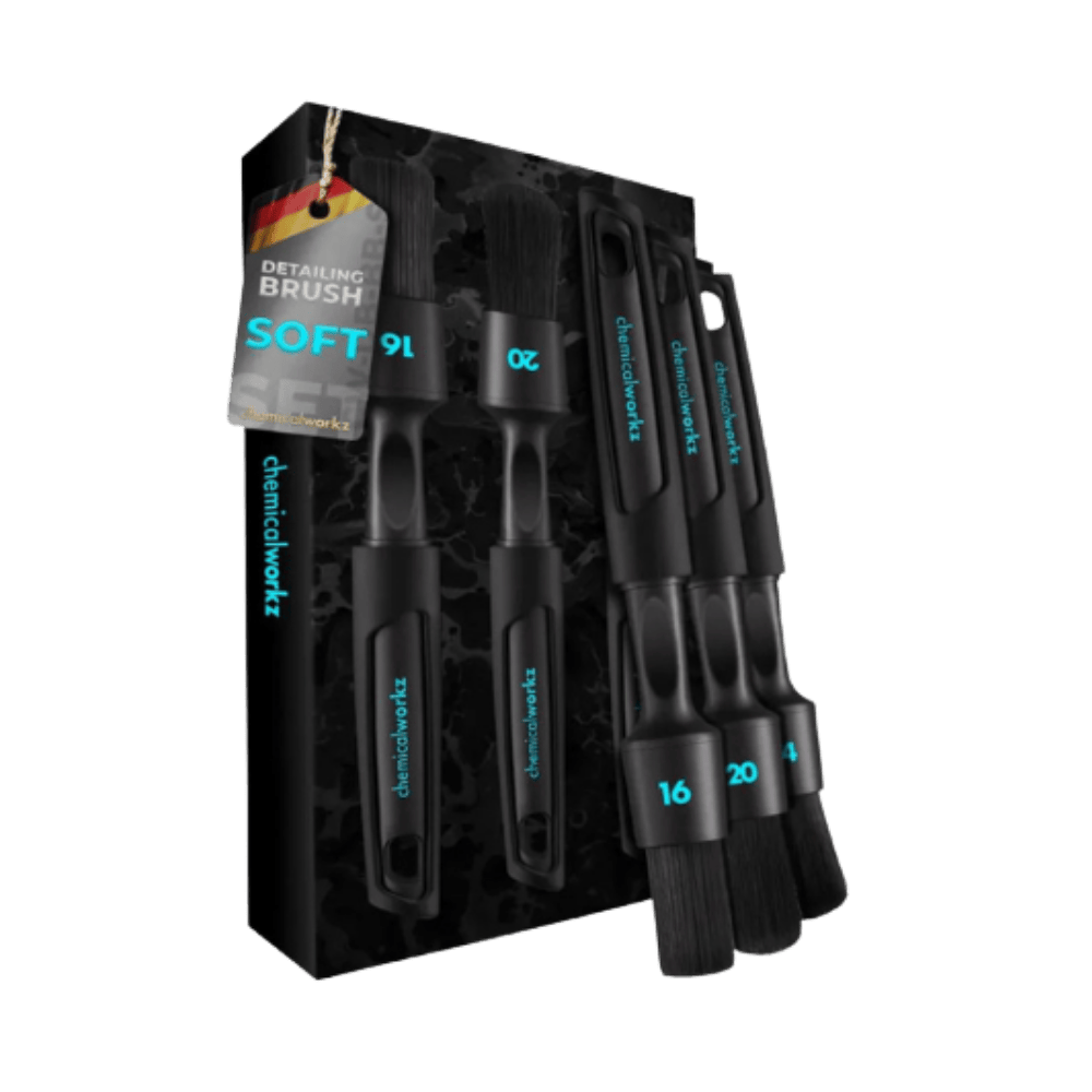 ChemicalWorkz Black Boar Detailing Brush Set