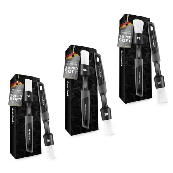 Chemicalworkz detailing brush white soft pinsel set